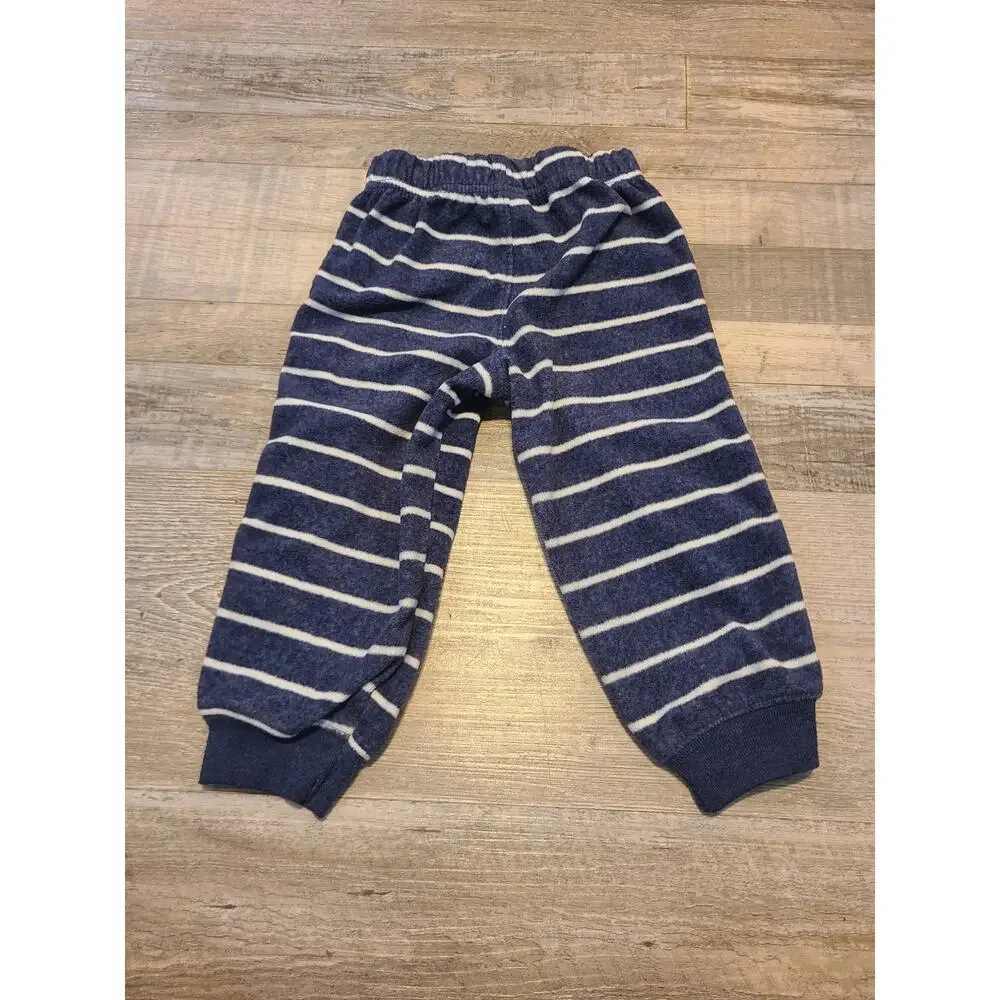 Child of mine by Carters 18 month blue and white striped jogger pants